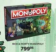 Rick & Morty Monopoly Board Game