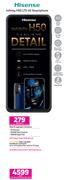 Hisense Infinity H50 LTE 4G Smartphone-On 1GB Red Top Up Core More Data