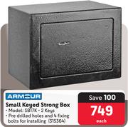 Armour Small Keyed Strong Box SB17K