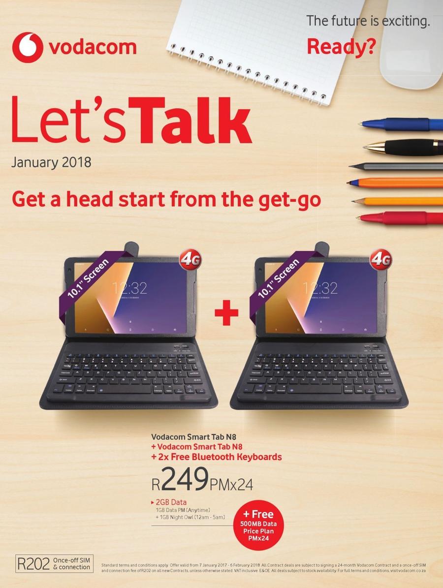 Vodacom 7 Jan 6 Feb 2018 Www Guzzle Co Za