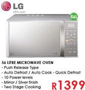 LG 56Ltr Microwave Oven