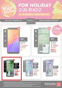 Edgars Mobile : It's Your Season For Holiday Savings (13 December - 24 December 2022), page 3