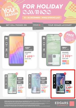 Edgars Mobile : It's Your Season For Holiday Savings (13 December - 24 December 2022), page 3