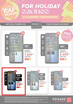 Edgars Mobile : It's Your Season For Holiday Savings (13 December - 24 December 2022), page 4