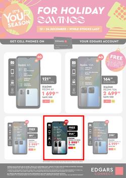Edgars Mobile : It's Your Season For Holiday Savings (13 December - 24 December 2022), page 4