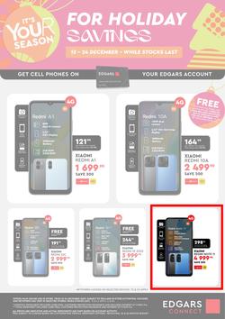 Edgars Mobile : It's Your Season For Holiday Savings (13 December - 24 December 2022), page 4
