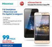 Hisense F10 Smartphone LTE + Phone Cover & Pre Applied Screen Guard