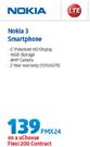 Nokia 3 Smartphone LTE-On A uChoose Flexi 200