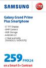 Samsung Galaxy Grand Prime Plus Smartphone LTE-On A Smart S+