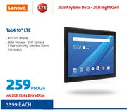 Lenovo Tab 4 10” LTE-Each