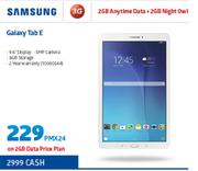 Samsung Galaxy Tab E