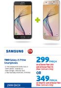 Samsung Two Galaxy J5 Prime Smartphones-On uChoose Flexi 200 & uChoose Flexi 55 Contact