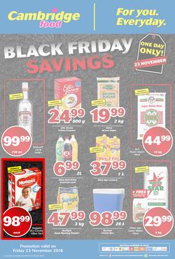 Cambridge Food : Black Friday Savings (23 Nov 2018 Only), page 1