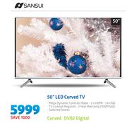 Sansui 50" LED Curved TV