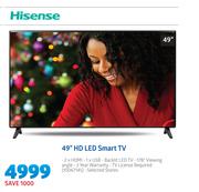 Hisense 49" HD LED Smart TV