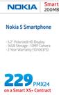 Nokia 5 Smartphone-On A Smart XS+