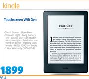 Kindle Touchscreen WiFi Gen