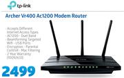 Tp-Link Archer Vr 400 AC1200 Modem Router