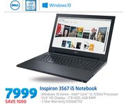 Dell Insprion 3567 i5 Notebook