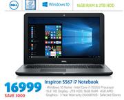 Dell Inspiron 5567 i7 Notebook