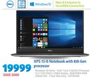 Dell XPS 13 i5 Notebook With 8th Gen Processor