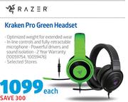Razer Kraken Pro Green Headset