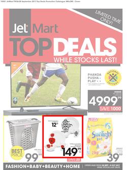 Jet Mart : Top Deals (28 Sep - 8 Oct 2017), page 1