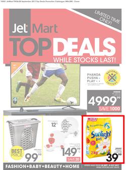 Jet Mart : Top Deals (28 Sep - 8 Oct 2017), page 1