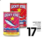 Lucky Star Assorted Canned Fish-400g Each