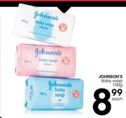 Johnson's Baby Soap-100g Each