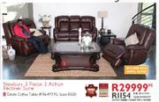 Newbury 3 Piece 3 Action Recliner Suite