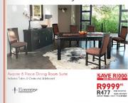 Avante 8 Piece Dining Room Suite