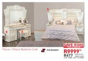 Moyan 3 Piece Bedroom Suite