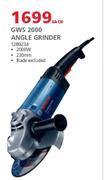 Bosch GWS 2000 Angle Grinder 1289234-Each