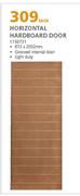 Swartland Horizontal Hardboard Door 1150731-813 x 2032mm