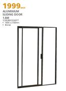 Aluminium Sliding Door 1.8m 1238289/124977-1800 x 2100mm Each