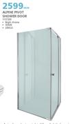 Alpine Pivot Shower Door 1157200-Each