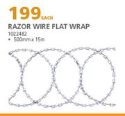 Razor Wire Flat Wrap 1022482-500mm x 15m Each