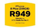 Apple iPhone 8 Plus 256GB-On MTN Made For Me M