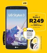 LG Stylus 3 With Free Volkano Over Ear Headset