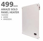 Amaze Solo Panel Heater 420W AH420ZAS-Each