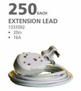 Extension Lead 20m 16A-Each