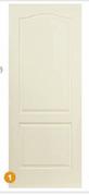 Swartland Deep Moulded Doors 2 Panel Classique-813 x 2032mm Each