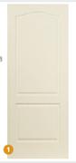 Swartland Deep Moulded Doors 2 Panel Classique 1113300-813 x 2032mm Each