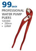 Livingstone Professional Water Pump Pliers 1283303-Each