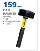 Livingstone Club Hammer 1007099-Each