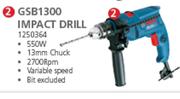 Bosch GSB1300 Impact Drill 1250364-Each