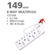 8 Way Multiplug 1321304-Each