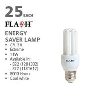 Flash Energy Saver Lamp-Each