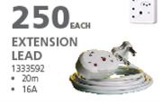 3Extension Lead 1333592-Each